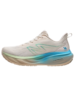 Антискользящие и износостойкие дышащие низкие повседневные беговые кроссовки мужские - цвет слоновая кость/голубая лазурь, цвет Ivory White/Lake Blue Camel