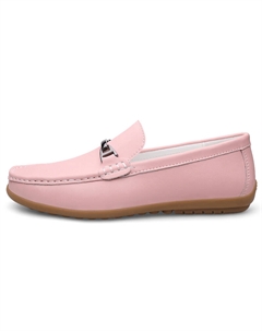 Мокасины мужские розовые, цвет Pink Ximo bull