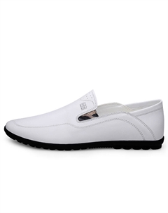 Низкие повседневные кеды унисекс белые дышащие, цвет White Breathable[Leather Shoe Size: Size 40 in This Model = Sports Shoe Size 41] Mulinsen