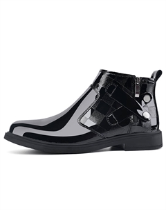 Черные мужские ботинки с черным принтом, цвет Black Print Ximo bull