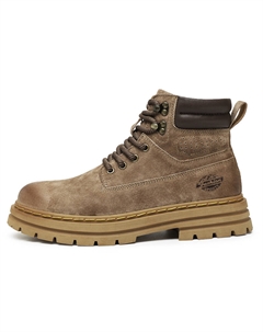 Мужские ботинки Martin желто-коричневые, хаки с флисовой подкладкой, цвет Khaki[Fleece-Lined] Dunnu