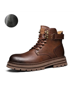 Мужские ботинки Martin черно-коричневые на флисовой подкладке, цвет Brown, Fleece-Lined Dunnu