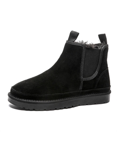 Унисекс короткие зимние ботинки черные, цвет Black Weishibangwei