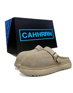 Мужские противоскользящие закрытые тапочки с устойчивостью к истиранию - хаки, цвет Khaki Cahhrrn