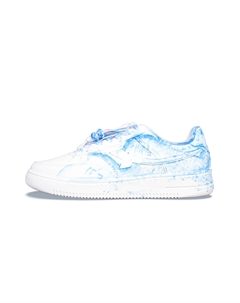 Кроссовки Air Force One с амортизацией, противоскользящие, низкие, для скейтбординга, мужские, бело-сине-красные, цвет White Blue Red Xtep