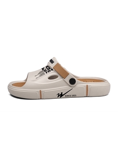 Антибактериальные противоскользящие шлепанцы унисекс - хаки коричневый, цвет Khaki Brown Binary