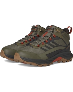 Ботинки Speed Strike 2 Mid Waterproof, оливковый Merrell