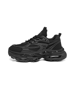 Блэк Уорриор амортизирующие кроссовки на низкой платформе мужские - черные (звездное небо коробка), цвет Black (Starry Sky Box) Hla