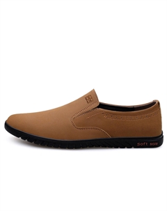 Мужские повседневные туфли мужские низкие черно-коричневые коричневые, цвет Brown[Leather Shoe Size : Athletic Shoes Size 41 = Size 40 in This Model] Mulinsen