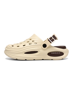 Мужские сабо для сада и треккинга с закрытым носком в бежево-коричневом цвете, цвет Beige Brown Mesuca