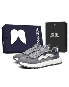 Трендовые кэжуал кеды Play Series Low Top мужские в коробке - фантом-грей, цвет Phantom Gray Box Aokang