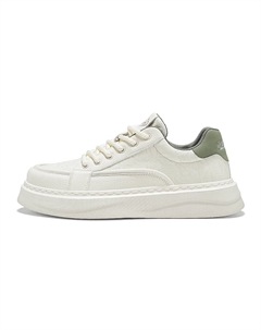 Низкие скейтбордские кроссовки мужские бело-красные, цвет White Red Hla