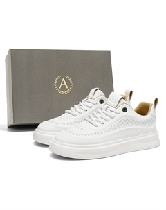 Данк серии скейтборд кроссовки мужские низкие экрю черный - экрю+подарок[Коробка], цвет Ecru+Giveaway[Box] Aokang