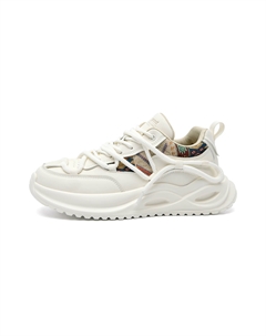 Мужские повседневные туфли низкие черно-бежевые бежевые, цвет Beige Hla