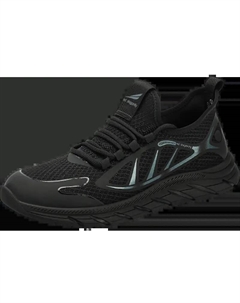 Низкие повседневные кеды мужские черно-синие, цвет Black Blue Red dragonfly