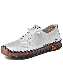 Дышащие низкие кеды унисекс серебристые, цвет Silver King jinmai