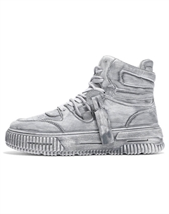 Высокие скейтерские ботинки с противоскользящей подошвой и устойчивостью к истиранию для увеличения роста унисекс винтажный серый, цвет Vintage Gray Yuzhaolin