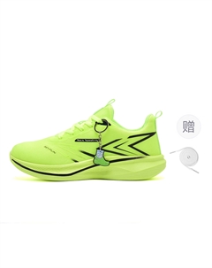 Дышащие и легкие низкие кроссовки для бега унисекс розово-неоново-зеленые Charm (с белыми шнурками), цвет Neon Green Charm (Includes White Shoelace) 7 sevfun