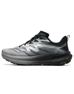 Амортизирующие и водонепроницаемые низкие кроссовки для бега мужские, черный/замковый серый Camel