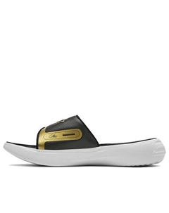 Тапочки curry 6 black/gold, черный Under armour