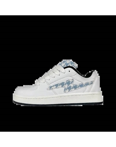 Низкие кеды для скейтбординга унисекс White Moon Houndstooth, цвет White Moon Houndstooth Jimixiong