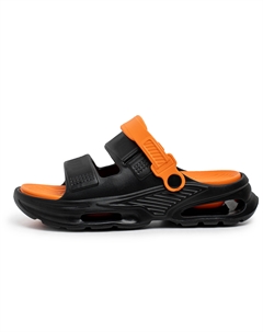 Скользостойкие антибактериальные износостойкие шлепанцы мужские - черные, цвет Black Tonybear