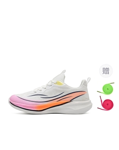 Дышащие низкие кроссовки для увеличения роста унисекс оранжево-розовые (2 пары шнурков разного цвета, по 1 штуке каждого), цвет Orange Pink (2-Color Shoelace, 1 Pack Each) 7 sevfun