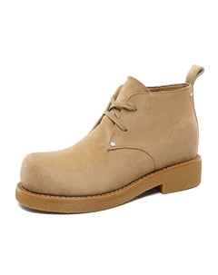 Невидимые берцы Мартин мужские высотой 7 см желтые, цвет Yellow Jetram