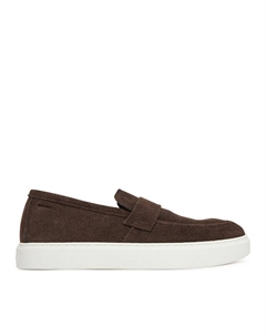 Полуботинки Moccasin Sue Unlined HM0HM01819, коричневый Calvin klein