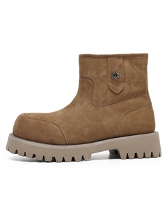 Унисекс короткие зимние сапоги серые женский размер, цвет Gray Women's Size Weishibangwei