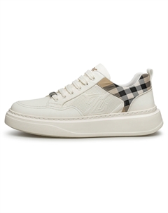 Пухлые устойчивые к износу и легкие низкие скейтбордские туфли мужские экрю, цвет Ecru Zro