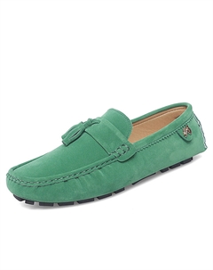 Мокасины унисекс зеленые, цвет Green Kupe