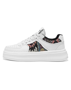 Износостойкие и легкие мужские скейтерские кроссовки лоу-топ бело-голубые, цвет White Blue Mulinsen