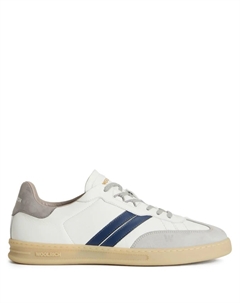 Кроссовки с кожаными полосками, белый Woolrich