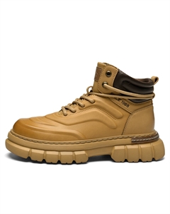 Мужские ботинки Martin желто-коричневые, красно-коричневые — хаки, цвет Khaki[Box] Aokang