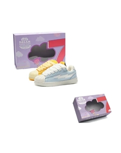 Низкие скейтерские кроссовки унисекс в коробке - непарные, цвет Mismatched 7 sevfun