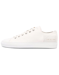 Турнирные низкие стильные скейтерские кроссовки мужские белые Common projects