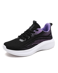 Низкие кроссовки для бега унисекс черно-фиолетовые, цвет Black Purple Tonybear