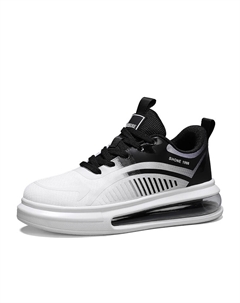 Мужские устойчивые к истиранию кроссовки мид-топ бело-черные, цвет White Black Tonybear