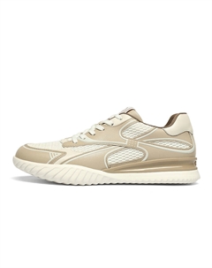 Мужские низкие кеды бело-абрикосовые, цвет White Apricot Crown