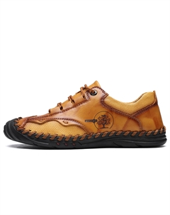 Мужские повседневные туфли желто-коричневые, цвет Yellow Brown Kung fu partners