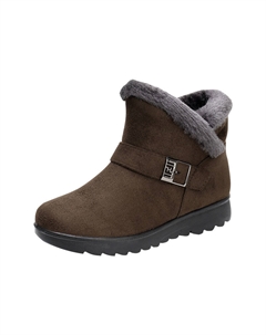 Короткие зимние ботинки унисекс коричневые, цвет Brown Captain illy