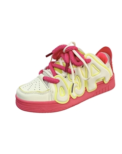 Дышащие поддерживающие скейтборд кроссовки для увеличения роста унисекс Q-JP151 Dragon Fruit, цвет Q-JP151 Dragon Fruit Qiquduck