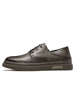 Мужские повседневные кроссовки низкие черно-серые, цвет Gray Hla