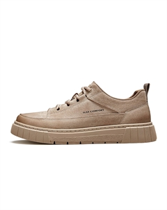 Скользостойкие амортизирующие износостойкие мужские скейтерские кеды с низким верхом - Песочный, цвет Sand Camel