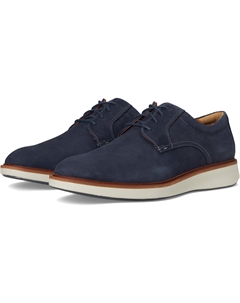 Оксфорды XC+ Parker Plain Toe, цвет Navy Waterproof Nubuck Johnston & murphy