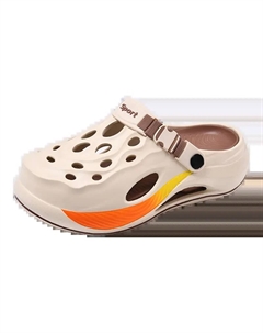 Клоги мужские бежево-коричневые, цвет Beige Brown Tonybear