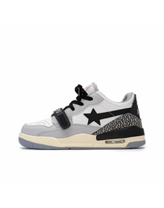 Износостойкие дышащие низкие скейтбордские кроссовки унисекс серый черный бежевый, цвет Gray Black Beige 7 sevfun