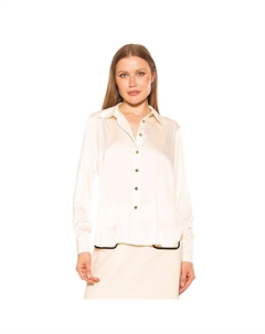 Женская шелковистая блузка Rylin, цвет Oat Alexia admor