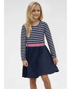 Платье из джерси с блестящей лентой, белый Kangaroos